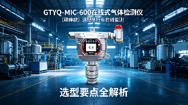 GTYQ-MIC-600在线式气体检测仪（磁棒款）适配多行业在线监测，选型要点全解析