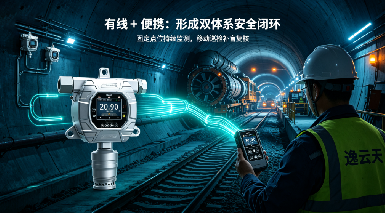 隧道长距离掘进，有线与便携氧监测组合方案怎么搭配