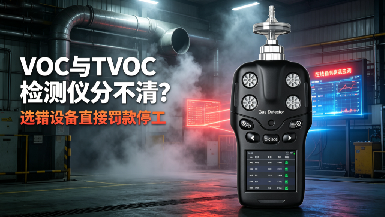 90%工厂采购踩坑！VOC检测仪与TVOC检测仪到底差在哪？真实案例讲透选型逻辑