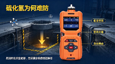 污水厂硫化氢泄漏要怎么监测？便携式硫化氢气体检测仪推荐