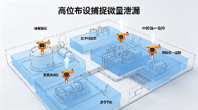 冷库液氨泄漏防患于未然！固定式氨气检测仪在江苏某食品冷链工厂实战应用案例