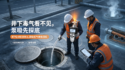 井下作业别硬扛毒气！这款泵吸式单一气体检测仪带语音报警，IP68防水无惧化粪池污水