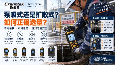 泵吸式和扩散式气体检测仪有什么区别？按检测任务选对采样方式